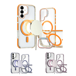 Thin Magnetic Clear Case with Camera Stand Kickstand for Galaxy S26 (Only Ground Shipping)