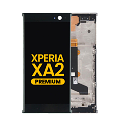 LCD Assembly with Frame for Sony Xperia XA2 (BLACK) (Premium)