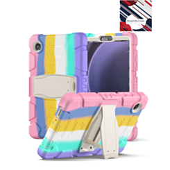 Full Body Protection Case - COLORFUL PINK for Galaxy Tab A9 2023 (8.7") (X110, X115, X117) (Only Ground Shipping)