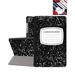 Old Style Notebook Design Case - Composition Book for Galaxy Tab A9 2023 (8.7") / Tab A11 2025 (8.7") (Only Ground Shipping)