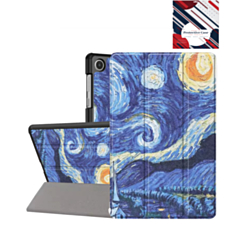Old Style Notebook Design Case - Starry Night for Galaxy Tab A9 2023 (8.7") / Tab A11 2025 (8.7") (Only Ground Shipping)