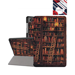 Old Style Notebook Design Case - Library for Galaxy Tab A9 2023 (8.7") / Tab A11 2025 (8.7") (Only Ground Shipping)
