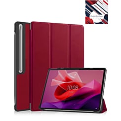 Smart Shockproof Stand Case - RED Tab for Galaxy Tab S9 / Tab S9 FE / Tab S10 FE / Tab S10 Lite (Only Ground Shipping)