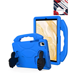 Hand - Held Stand Kids Case - BLUE for Galaxy Tab S9 / Tab S9 FE / Tab S10 FE / Tab S10 Lite (Only Ground Shipping)