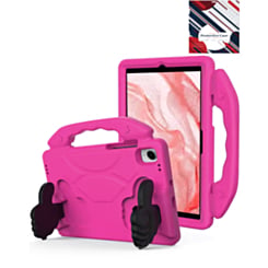 Hand - Held Stand Kids Case - PINK for Galaxy Tab S9 / Tab S9 FE / Tab S10 FE / Tab S10 Lite (Only Ground Shipping)