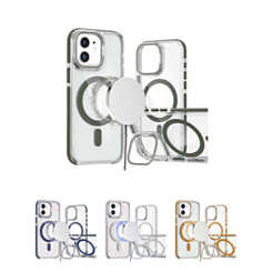 Thin Magnetic Clear Case with Camera Stand Kickstand for iPhone 11 (Only Ground Shipping)