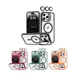 Transpalet Silicone case & Camera stand with Camera Lens for iPhone 16 Pro (Only Ground Shipping)