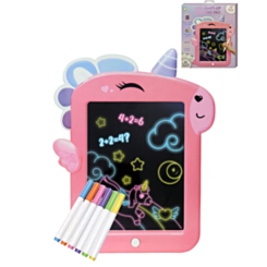 9" Kids Drawing Light Up Tracing Pad with Stand - UNICORN (Only Ground Shipping)