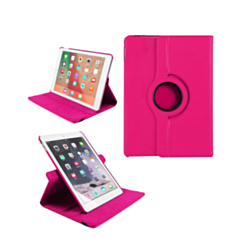 Universal 10" 360 Degree Rotating Leather Case - HOT PINK (Only Ground Shipping)