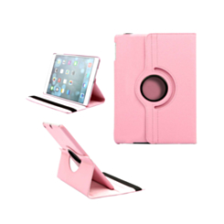 Universal 12" 360 Degree Rotating Leather Swivel Stand Case (LIGHT PINK) (Only Ground Shipping)