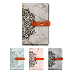 Universal Back Phone Datura Flower Leather Card Slot
