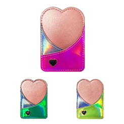 Universal Back Phone Heart Design Leather Card Slot