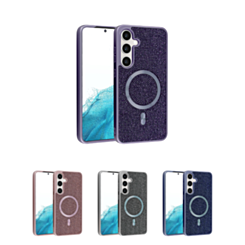 Wireless Charging Bling Diamond Crystal Case for Galaxy S24 / S25 (Only Ground Shipping)