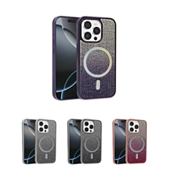 Wireless Charging Bling Diamond Crystal Case for iPhone 12 / 12 Pro (Only Ground Shipping)