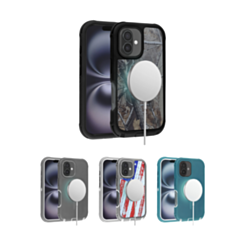 Wireless Charging Heavy Duty Case for iPhone 16 Plus (Only Ground Shipping)
