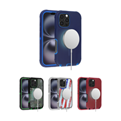 Wireless Charging Heavy Duty Case for iPhone 16 Pro / 17 (Only Ground Shipping)