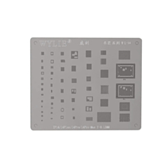 WYLIE BGA Reballing Stencil for iPhone 14 / 14Mini / 14P / 14PM (Silver)