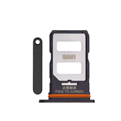 Sim Card Tray for Xiaomi Redmi Note 13R Pro (Black)