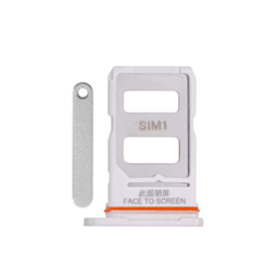 Sim Card Tray for Xiaomi Redmi Note 13R Pro (White)