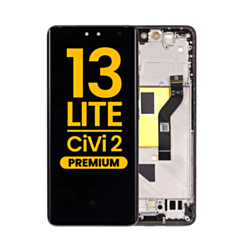 OLED Assembly with Frame for Xiaomi 13 Lite / Civi 2 (BLACK) (Premium)