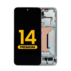 OLED Assembly with Frame for Xiaomi 14 (Jade Green) (Premium)
