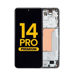 OLED Assembly with Frame for Xiaomi 14 Pro (Green) (Premium)