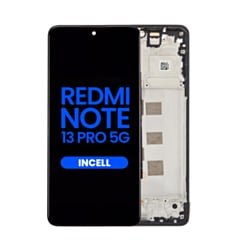 LCD Assembly with Frame for Xiaomi Redmi Note 13 Pro 4G / Xiaomi Poco M6 Pro 4G / Xiaomi Redmi Note 14S (Midnight Black) (Aftermarket Incell)
