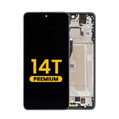 OLED Assembly with Frame for Xiaomi 14T (Titan Blue) (Premium)