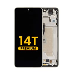 OLED Assembly with Frame for Xiaomi 14T (Lemon Green) (Premium)