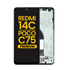 LCD Assembly with Frame for Xiaomi Redmi 14C / Poco C75 (Premium)