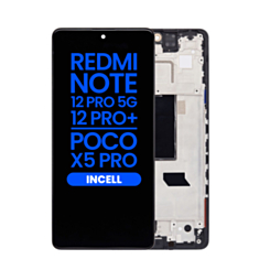 LCD Assembly with Frame for Xiaomi Redmi Note 12 Pro 5G / Redmi Note 12 Pro+ / Poco X5 Pro (Aftermarket Incell)