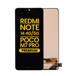 OLED Assembly without Frame for Xiaomi Redmi Note 14 4G / Note 14 5G / Poco M7 Pro 5G (Premium)