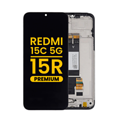 LCD Assembly with Frame for Xiaomi Redmi 15C 5G / Redmi 15R (Black) (Premium)