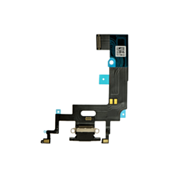 Buy the Charging Port Flex Cable for iPhone XR in black, aftermarket.
