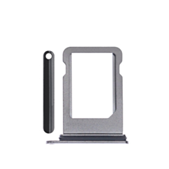 Buy the single SIM card tray for iPhone XS in space gray.
