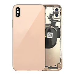 Back Housing Frame with Small Components Pre-Installed for iPhone XS Max (NO LOGO) (GOLD)