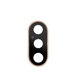 Buy the gold back camera lens with bracket for iPhone XS Max and XS.