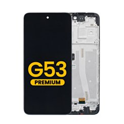 LCD Assembly with Frame for Motorola Moto G53 (XT2335-3 / 2022) (Premium)