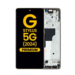 OLED Assembly with Frame for Motorola Moto G Stylus 5G (XT2419 / 2024) (CARAMEL LATTE) (Premium)