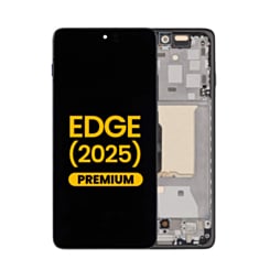 OLED Assembly with Frame for Motorola Moto Edge (XT2519 / 2025) (DEEP FOREST) (Premium) 