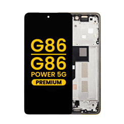 OLED Assembly with Frame for Motorola Moto G86 / G86 Power 5G (XT2527 / 2025) (Spellbound) (Premium)