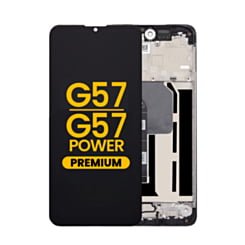 LCD Assembly with Frame for Motorola Moto G57 (XT2537 / 2025) / G57 Power (XT2537 / 2025) (Black) (Premium)