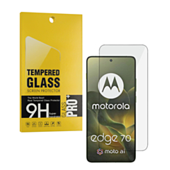 Clear Tempered Glass for Motorola Edge 70 (XT2601 / 2025) (Case Friendly / 2.5D / 1 Piece)