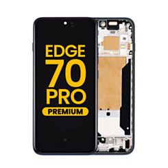 OLED Assembly with Frame for Motorola Edge 70 Pro (XT2607-1/-2 / 2026) (Titan) (Premium)
