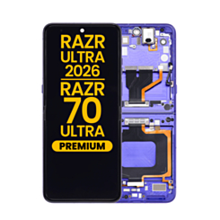 OLED Assembly with Frame for Moto Razr Ultra 2026 / Razr 70 Ultra (XT2655 / 2026) (ORIENT BLUE) (Premium)