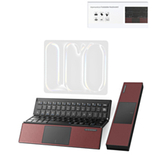 Harmonica Triple Fold Keyboard (BLACK) (Only Ground Shipping)
