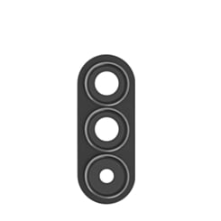 Back Camera Lens with Bracket for Galaxy Z Fold 7 (JETBLACK)