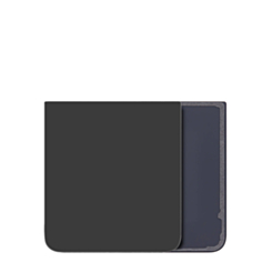 Bottom Back Cover for Galaxy Z Flip 3 F711 (NO LOGO) (PHANTOM BLACK)