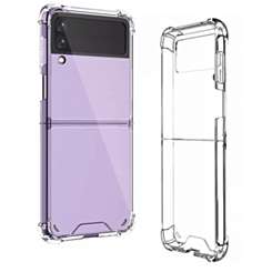 Galaxy Z Flip 4 Hybrid Case with Air Cushion Technology - CLEAR (Only Ground Shipping)