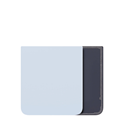 Bottom Back Cover for Galaxy Z Flip 6 F741 (NO LOGO) (BLUE)